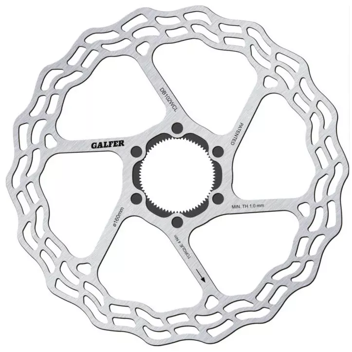 Galfer Road Disc Brake Rotor – 160mm Centerlock 1.8mm