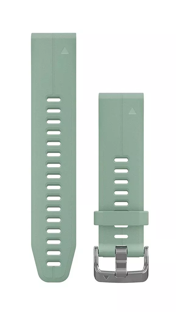 Garmin 010-12739-06 Quickfit 20 Watch Band – Grayed Jade Silicone – Accessory Band for Fenix 5S Plus/Fenix 5S