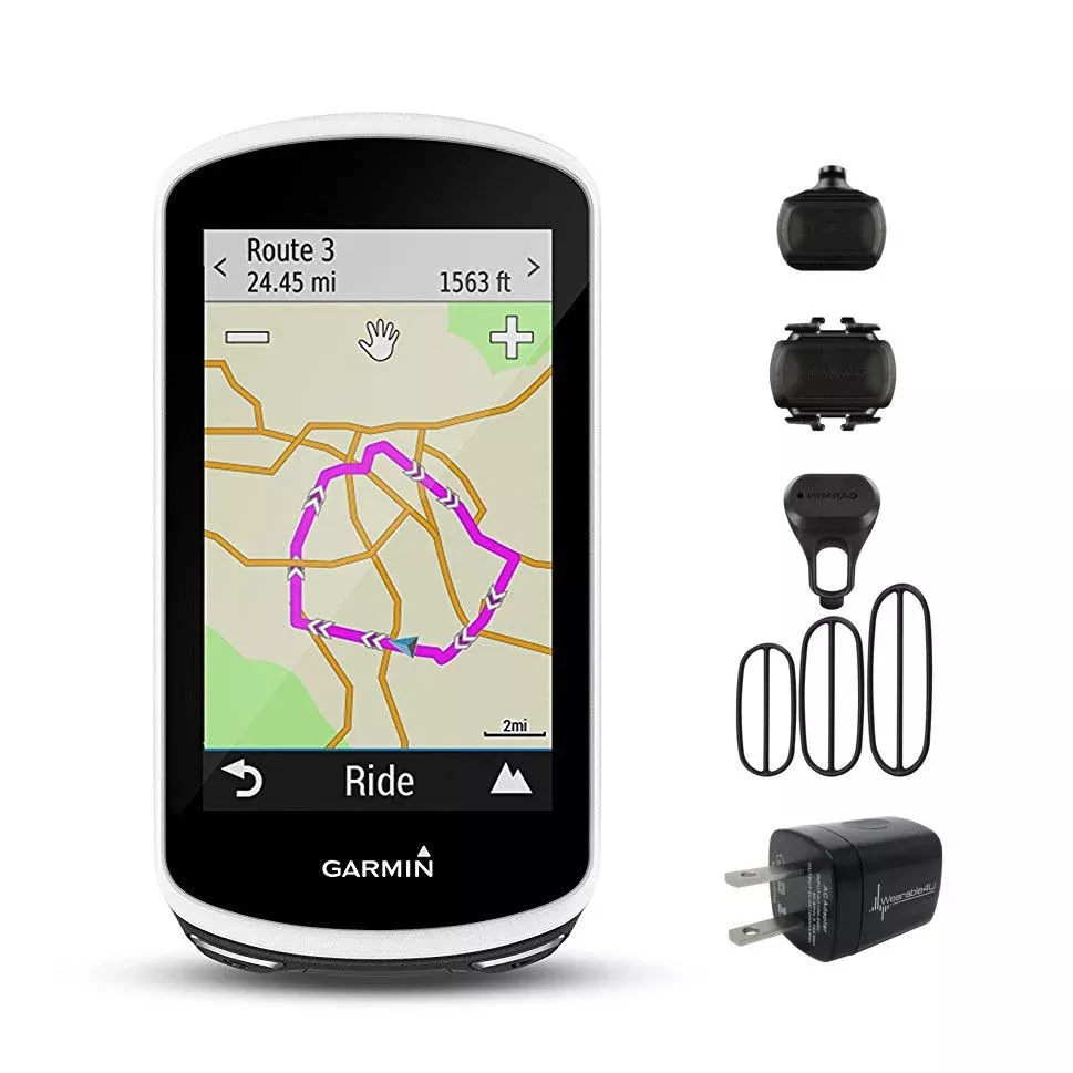 Garmin Edge 1030 010-01758-00 and Garmin Speed and Cadence Sensor 010-12104-00