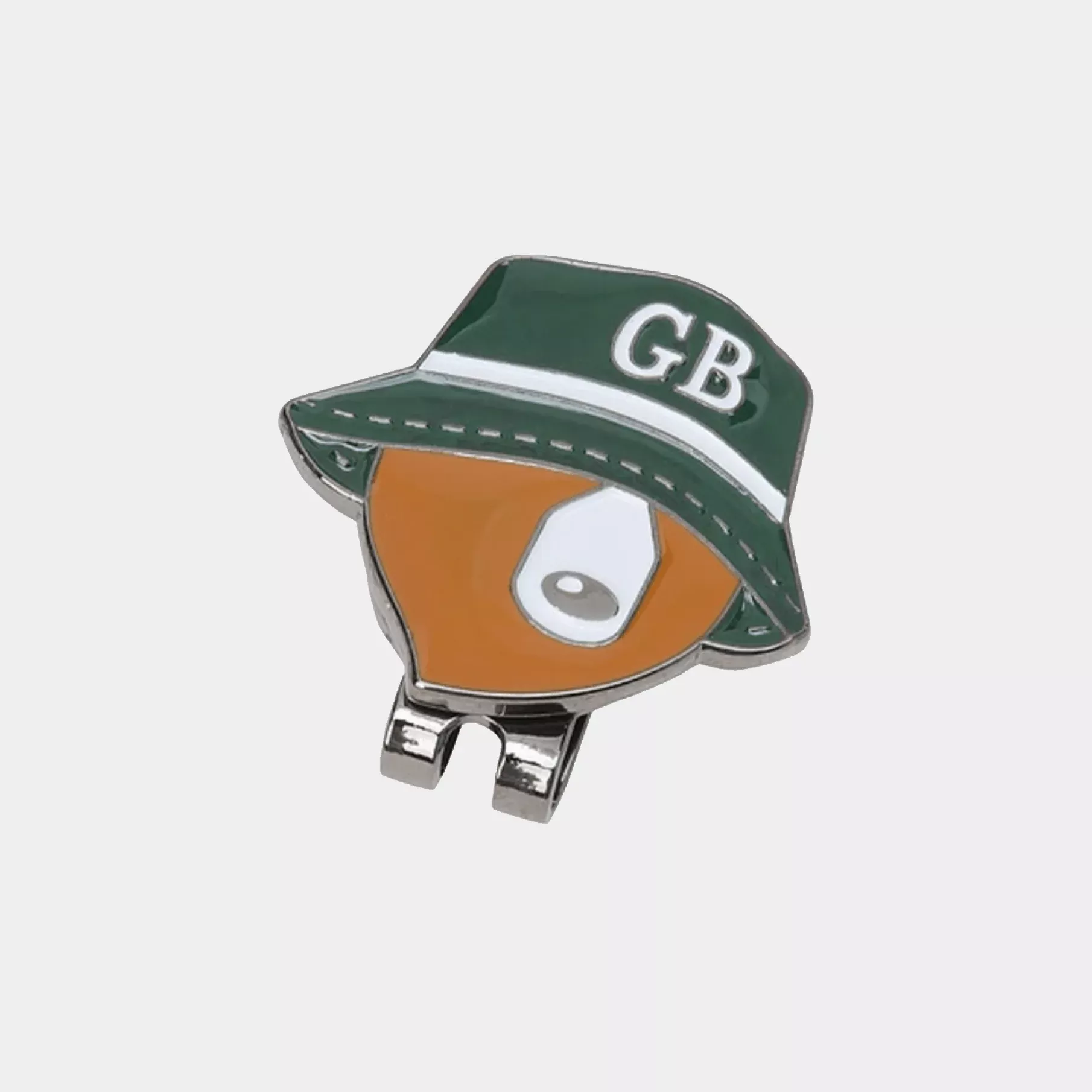 Golden BearBucket Bear Ball Marker – Green