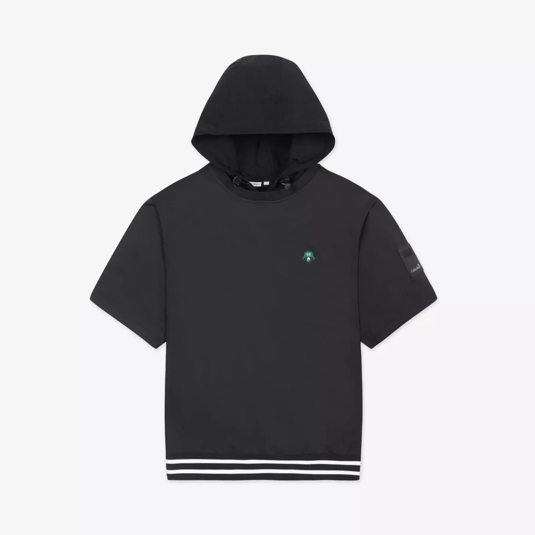 Golden BearMen’s Woven Hoodie – Black