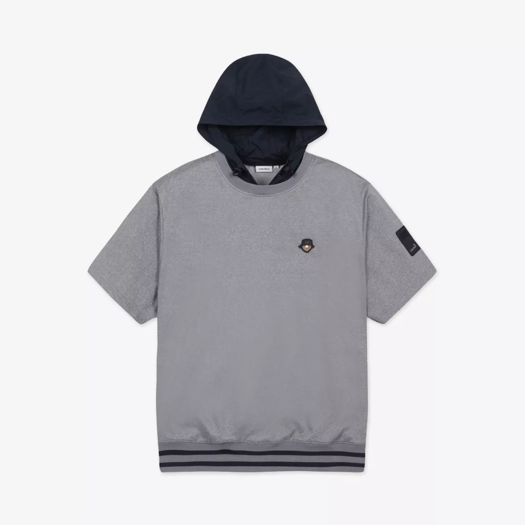 Golden BearMen’s Woven Hoodie – Grey