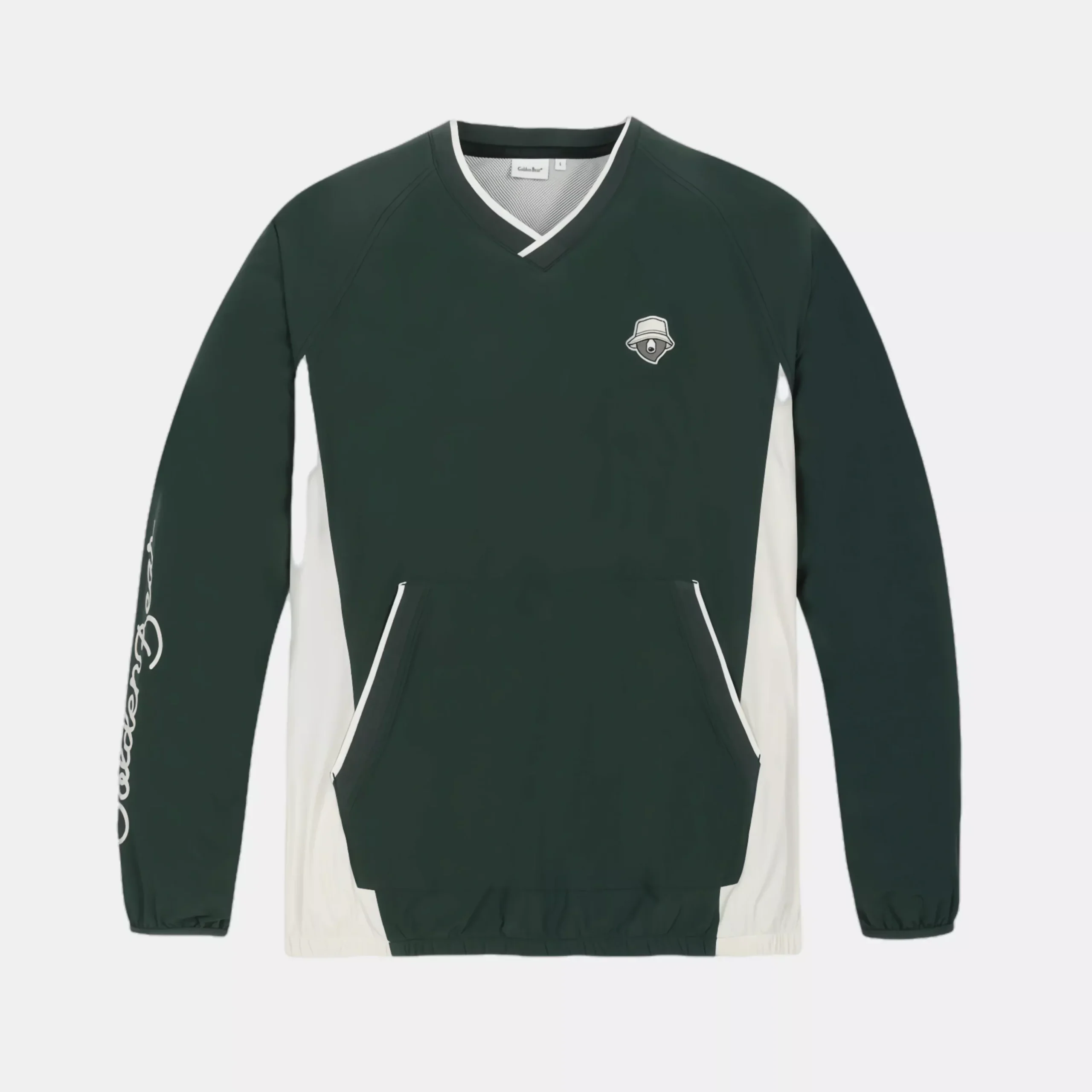 Golden BearUnisex Color Blocked Sweatshirt – Green