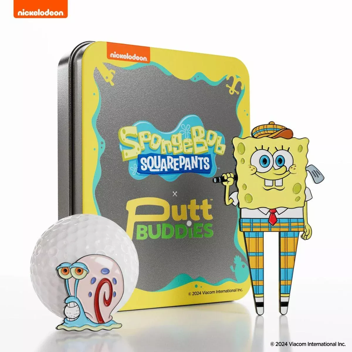 Golfing SpongeBob Divot Tool w/ Gary Ball Marker