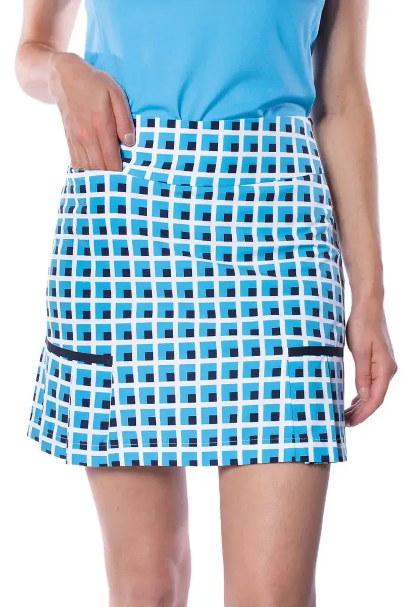 Golftini- 17.5″ Escape Performance Side Pleat Skort (Style#: PSP24ES)(Size 12 Only)