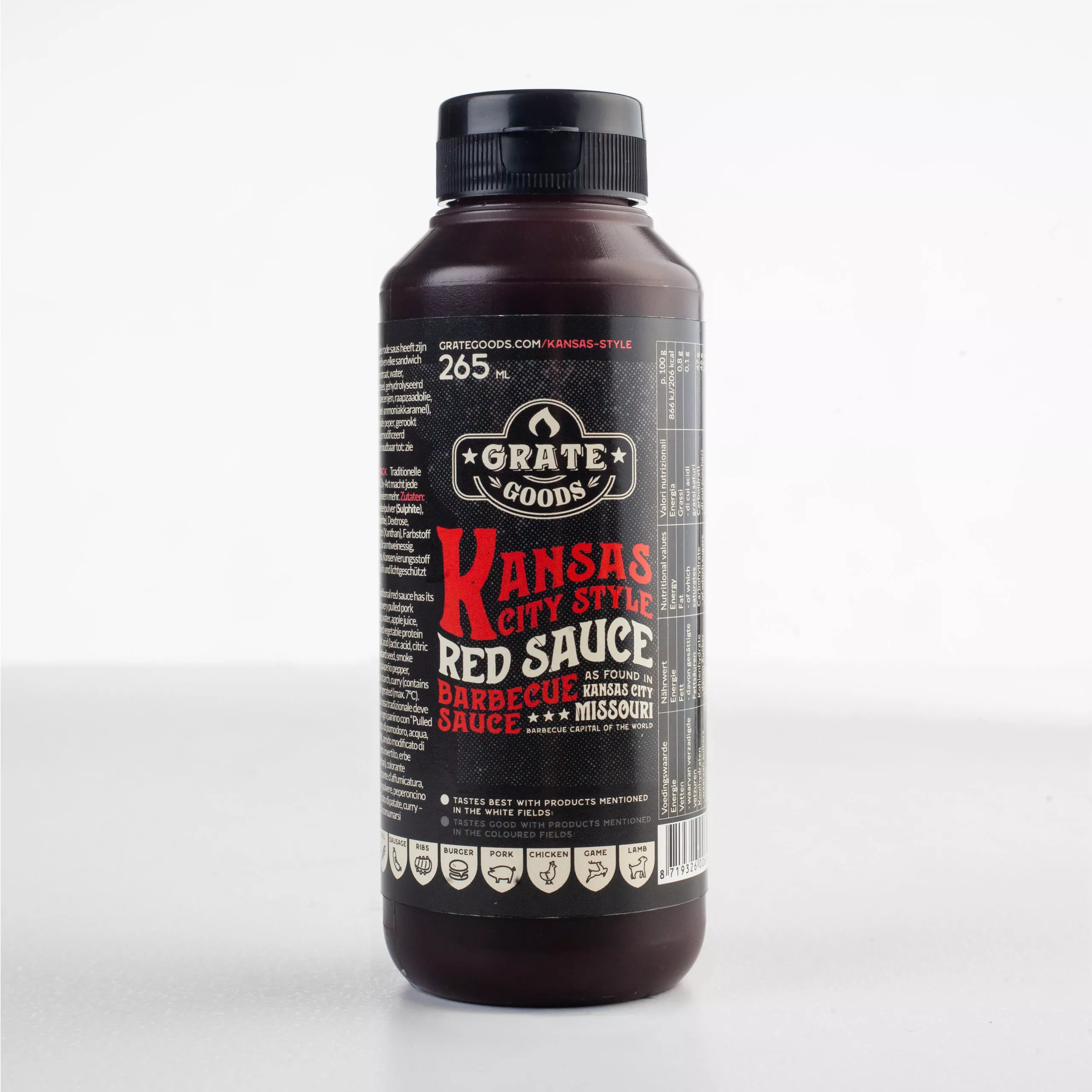 Grate Goods Kansas City Red BBQ sauce klein