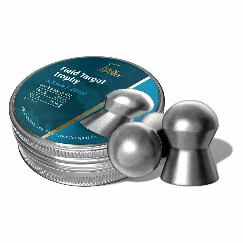 Hatsan H&N Field Target Trophy .22 cal 5.53 mm Air Gun Pellets 500 Count