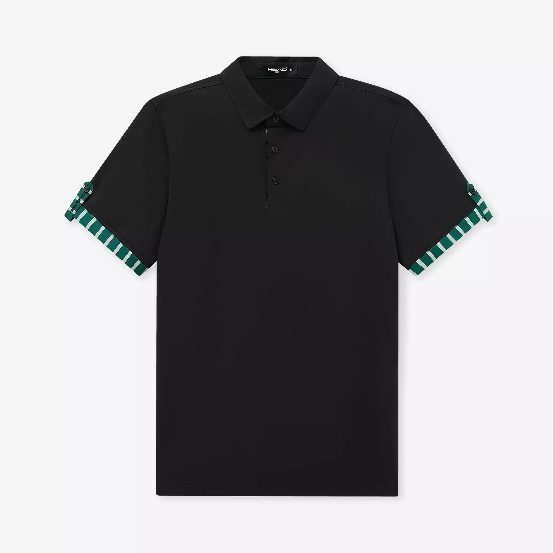 Head GolfMen's Roll Sleeve Polo - Black