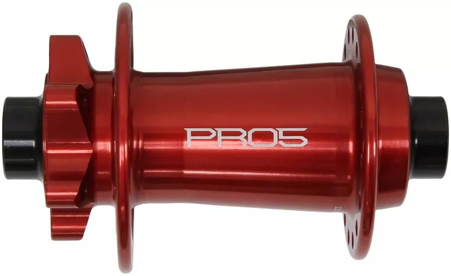 Hope Pro 5 Front Hub – 15 x 110mm 6-Bolt Red 28H