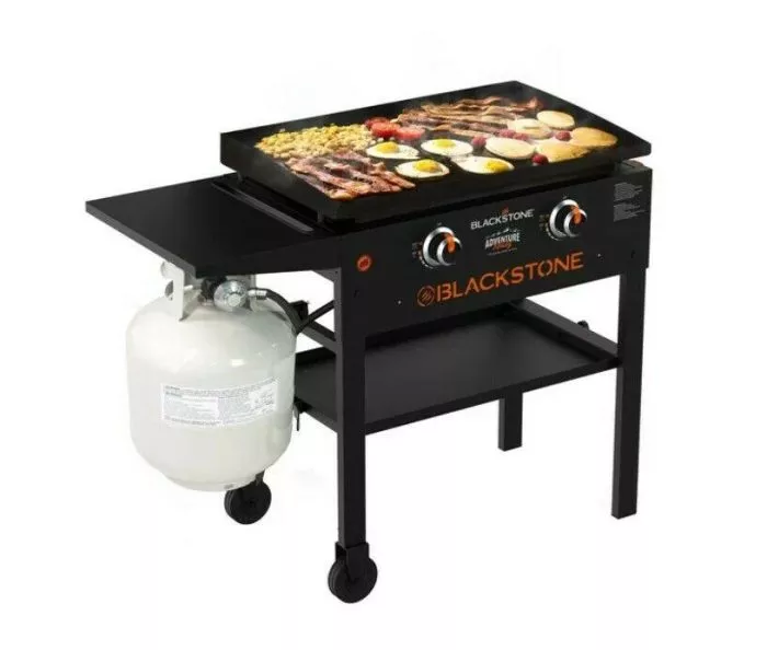 [HOT] Griddle Cooking Station Adventure Ready 2-Burner 28″ Folding & Locking Leg