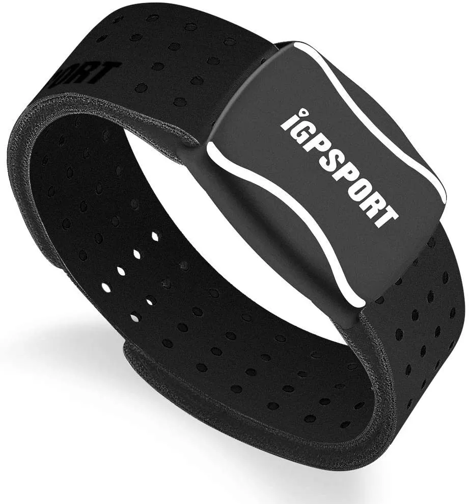 iGPSPORT HR60 Heart Rate Monitor Sensor Armband ANT+ and Bluetooth - Black