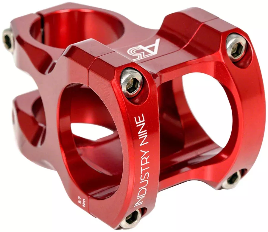 Industry Nine A35 Stem – 32mm 35mm Clamp +/-5 1 1/8″ Aluminum Red