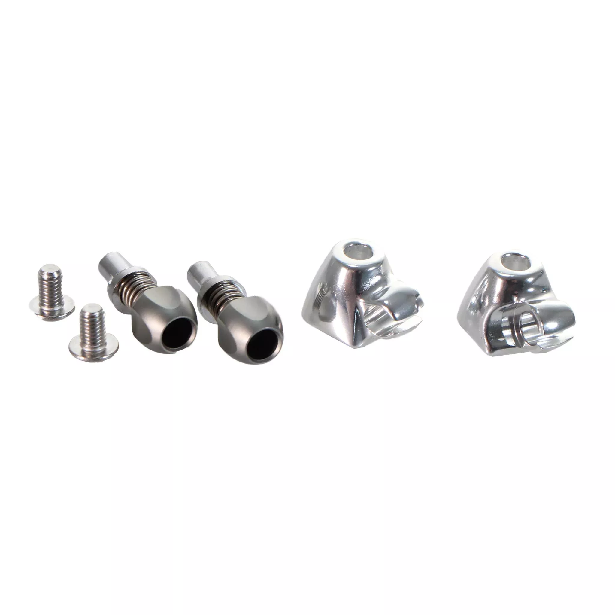 Interloc Racing Design QR Cable Stop Adjusters Pair – Silver