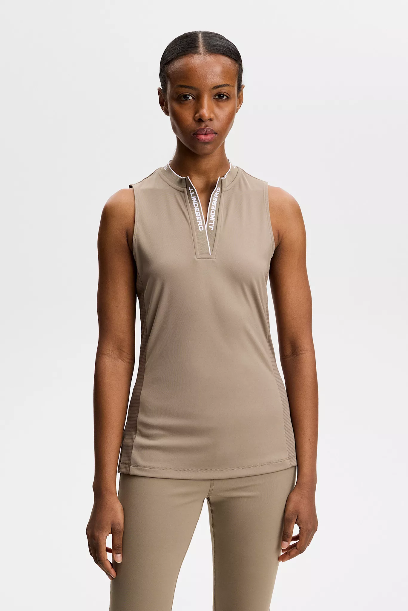 J. Lindeberg Leya Sleeveless Top Brindle
