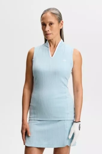 J Lindeberg Mila Sleeveless Top Forget Me Not