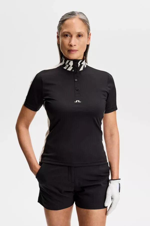 J Lindeberg Pip Polo Black