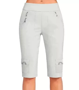 Jamie Sadock Basic Collection: Basic Women’s Skinnylicious Pull on 24.5″ Knee Short-Black