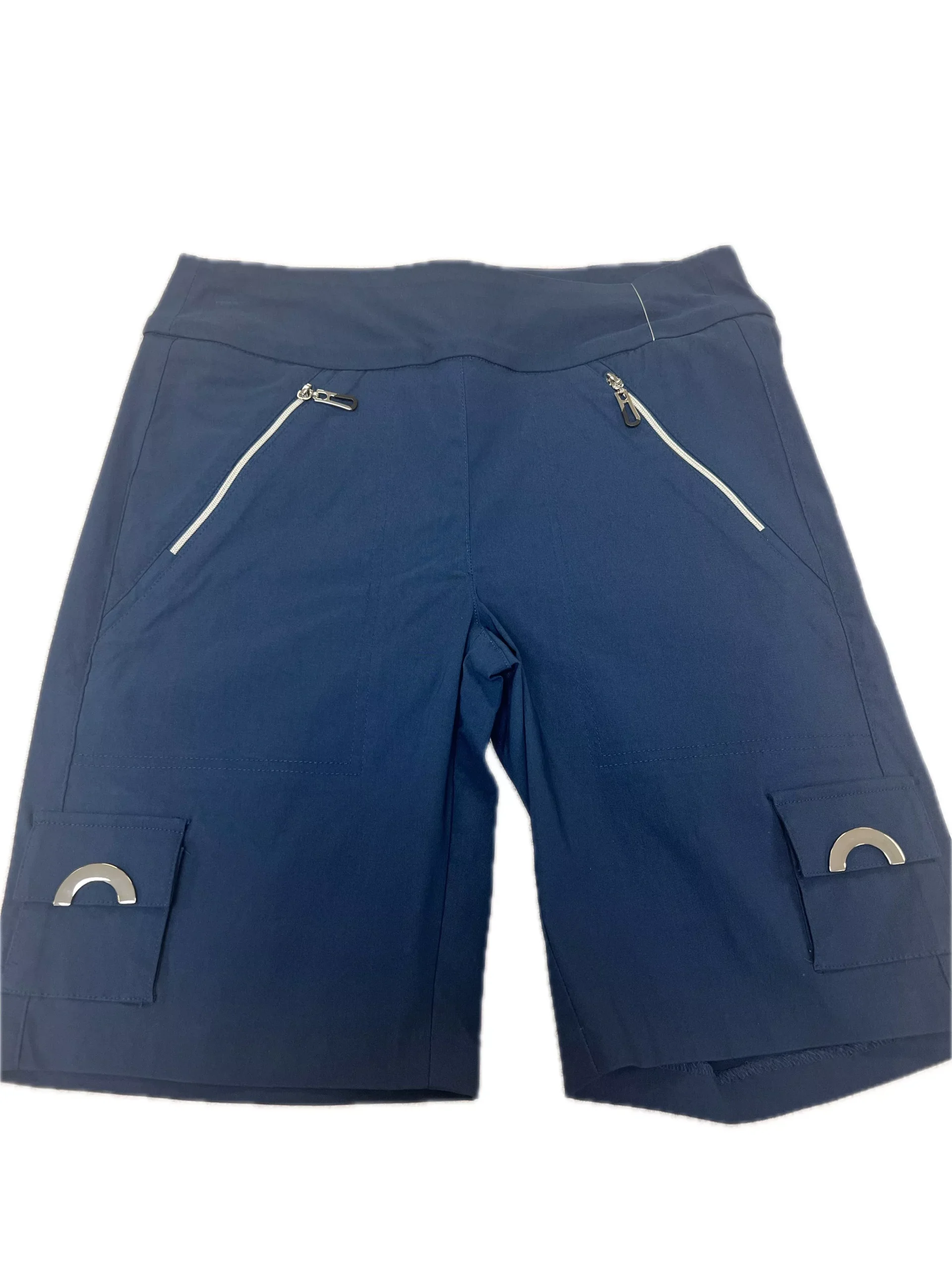 Jamie Sadock Spirit Basic Women’s Skinnylicious Pull on 19″ Knee Short-Navy Blue