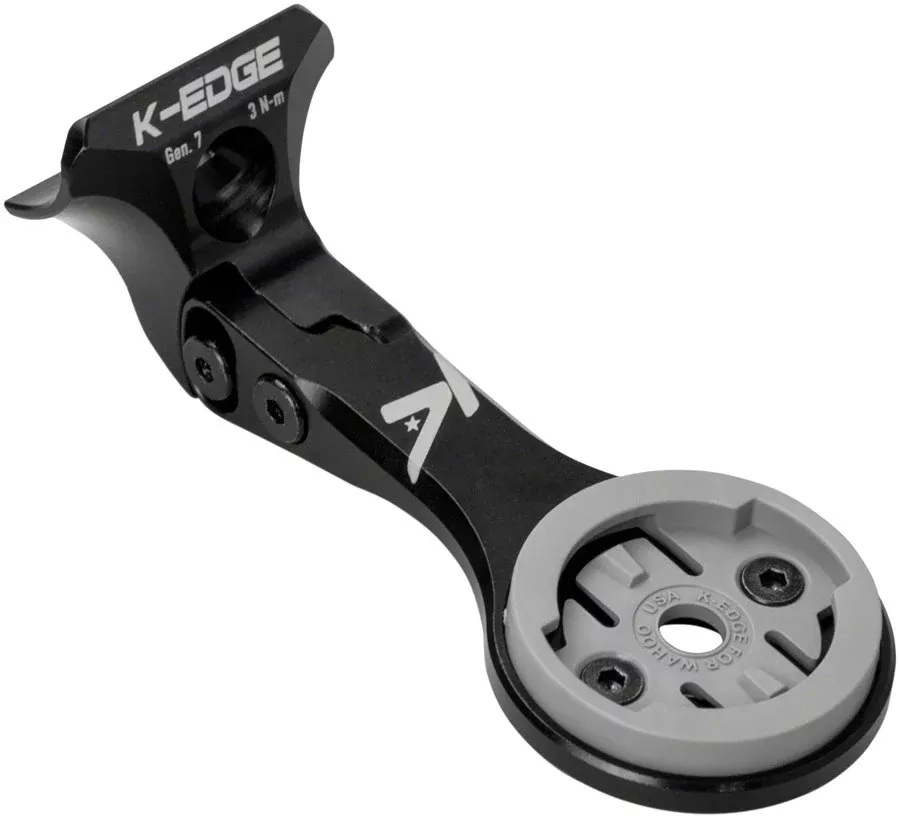 K-EDGE Wahoo Gen 7 Madone/Emomda Computer Mount – Black Anodize