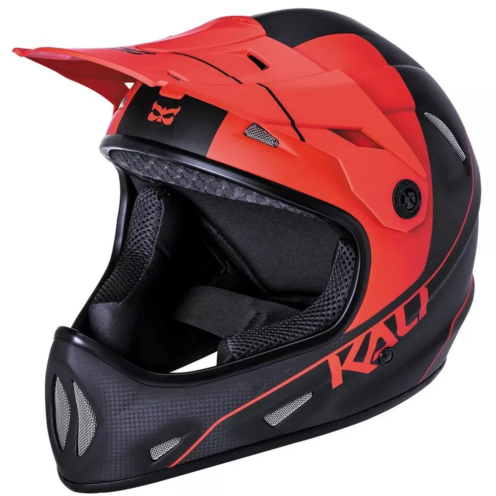 Kali Alpine Carbon Pulse Matt Black & Red