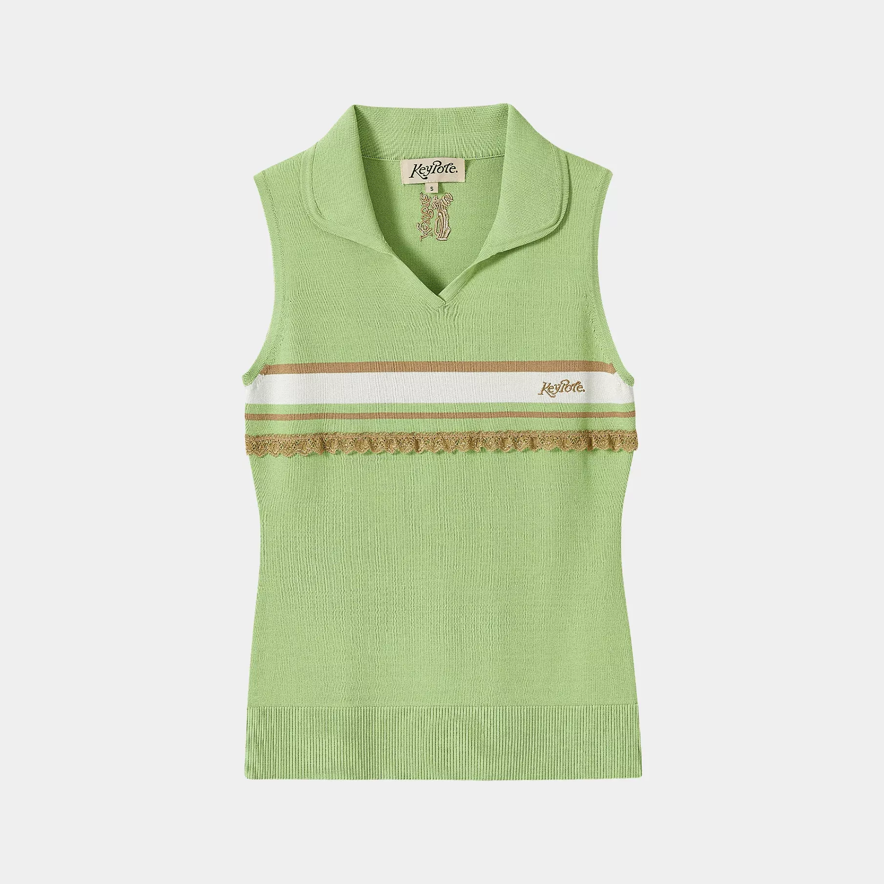 KeypoteWomen's Sleeveless Polo - Mint Green