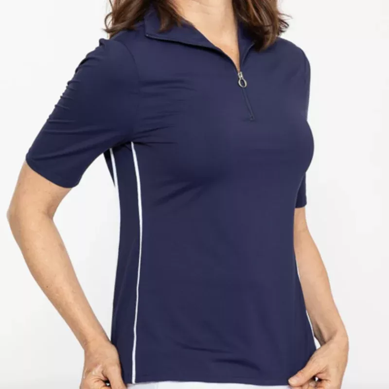 Kinona Keep It Covered S/S Top - Navy