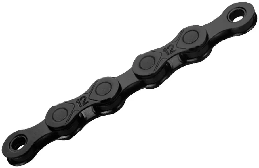 KMC DLC 12 Waxed Chain – 12-Speed 126 Links Black