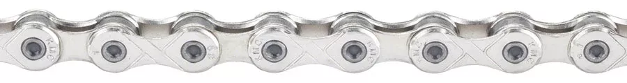 KMC e1 Chain – Single Speed 3/32″ 110 Links Silver