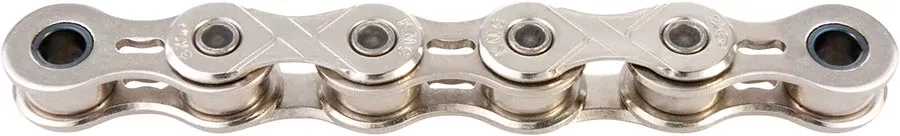 KMC e101 eBike Chain – Single Speed 1/2″ x 1/8″ 112 Links Silver