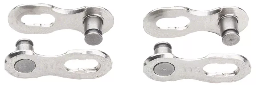 KMC MissingLink-11 Connector – 11-Speed Reusable Silver 2 Pairs/Card