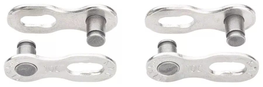 KMC MissingLink CL559CR Connector Campagnolo – 10-Speed Reusable Silver 2 Pairs/Card
