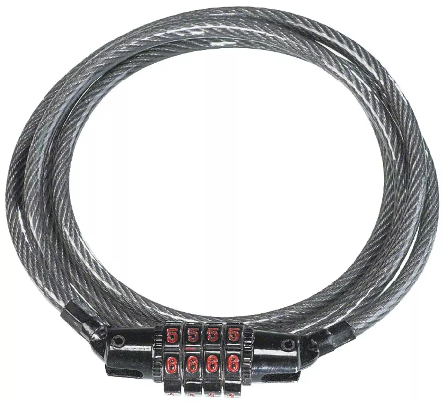 Kryptonite KryptoFlex Keeper 512 4-Digit Combo Cable Lock: 4′ x 5mm