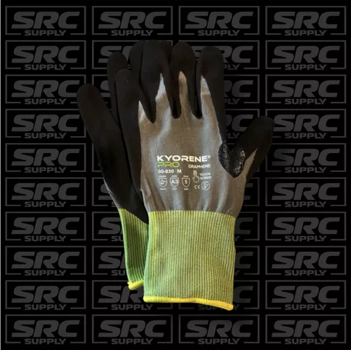 KYRORENE PRO W/ TOUCHSREEN MICRO FOAM NITRILE GLOVES MODEL CUT3: 00-830