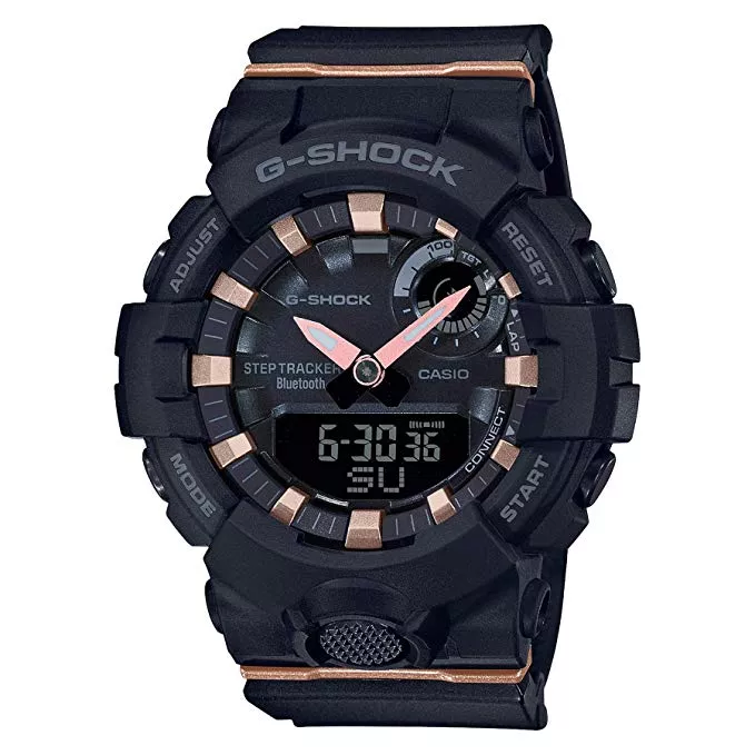 Ladies’ Casio G-Shock S-Series G-Squad Connected White Resin Watch GMA-B800