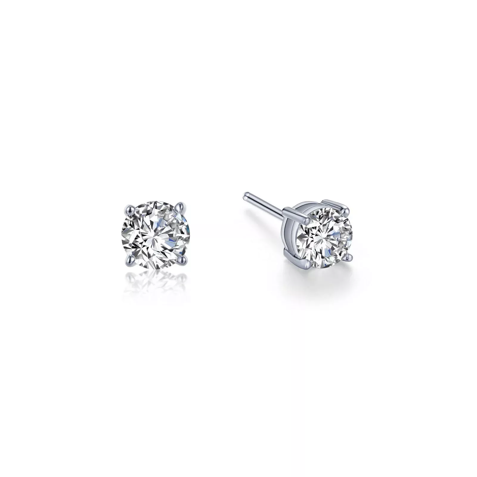 Lafonn 4 Prong Round Stud Earrings