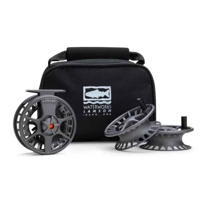 LAMSON LIQUID -5+ 3 PACK FLY REEL