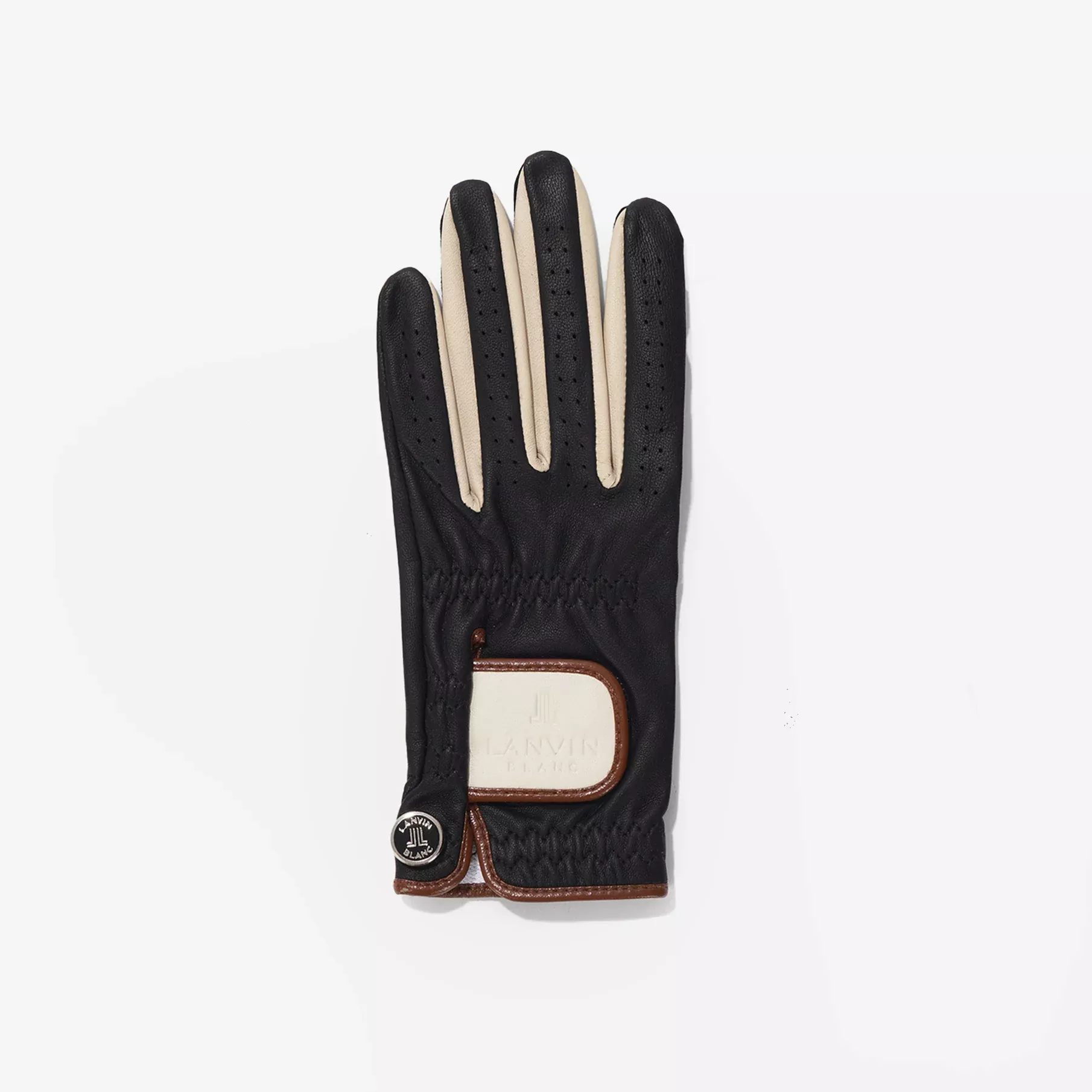 Lanvin BlancLambskin Left Hand Glove – Black