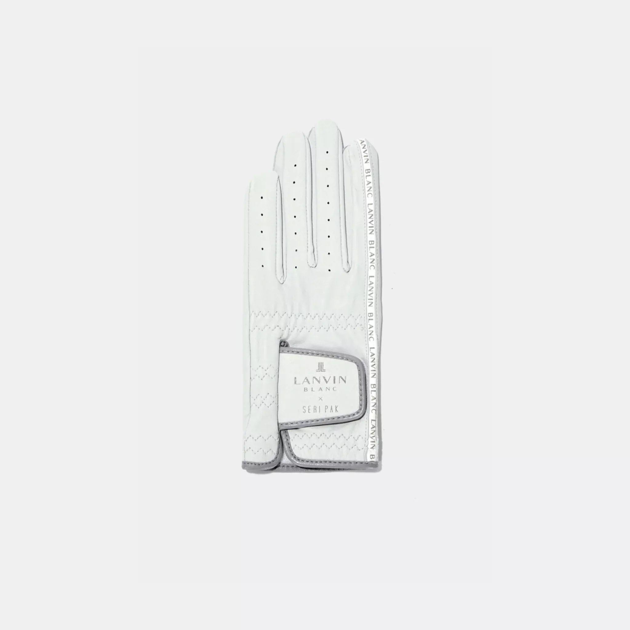 Lanvin BlancLambskin Left Hand Glove – Gray