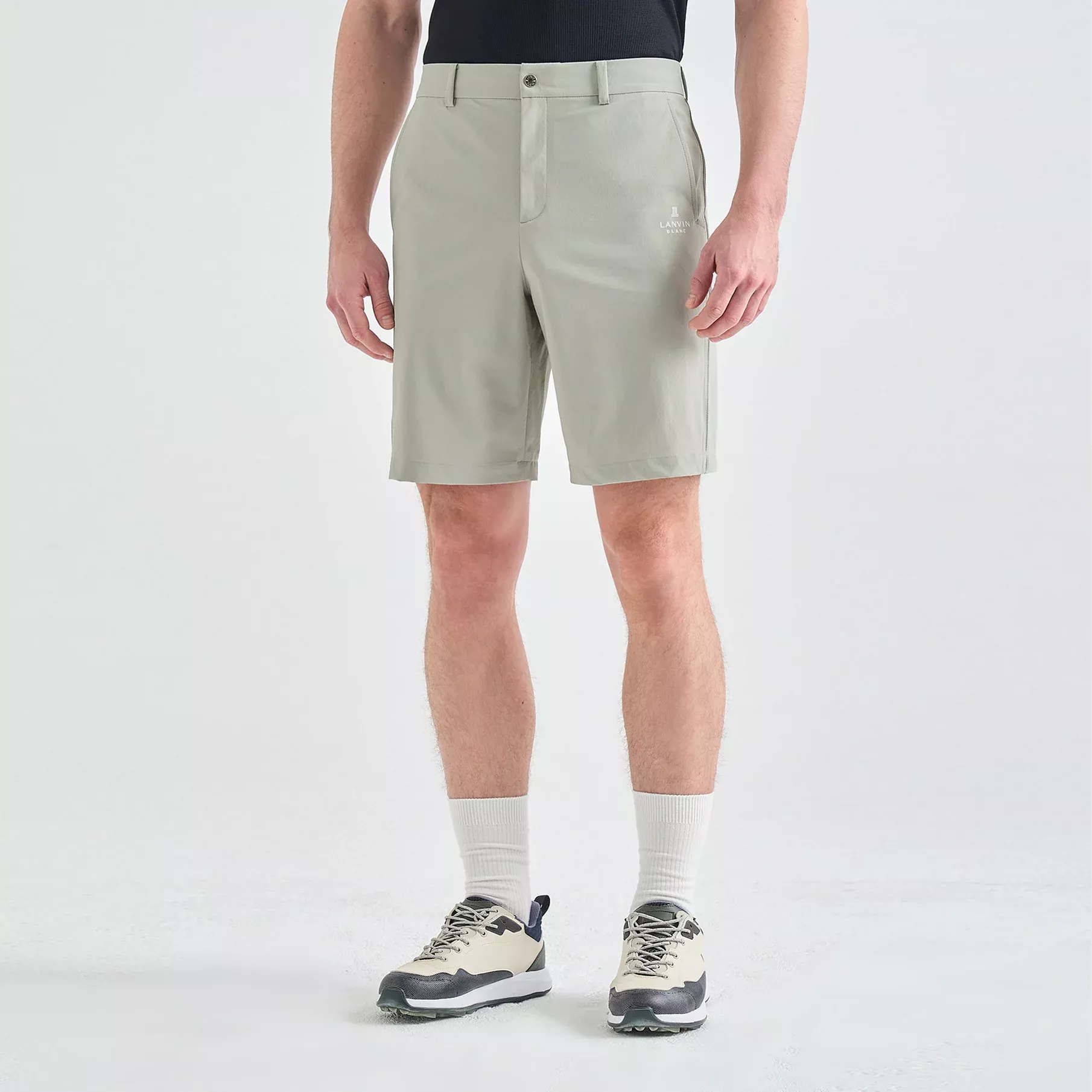 Lanvin BlancMen's Shorts - Grey Khaki