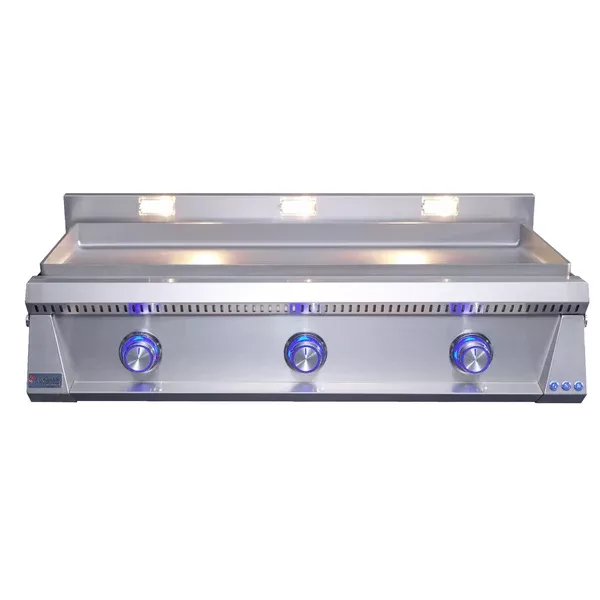 Le Griddle Stainless Steel Pro Series 105 Gas Griddle with 6mm Plate