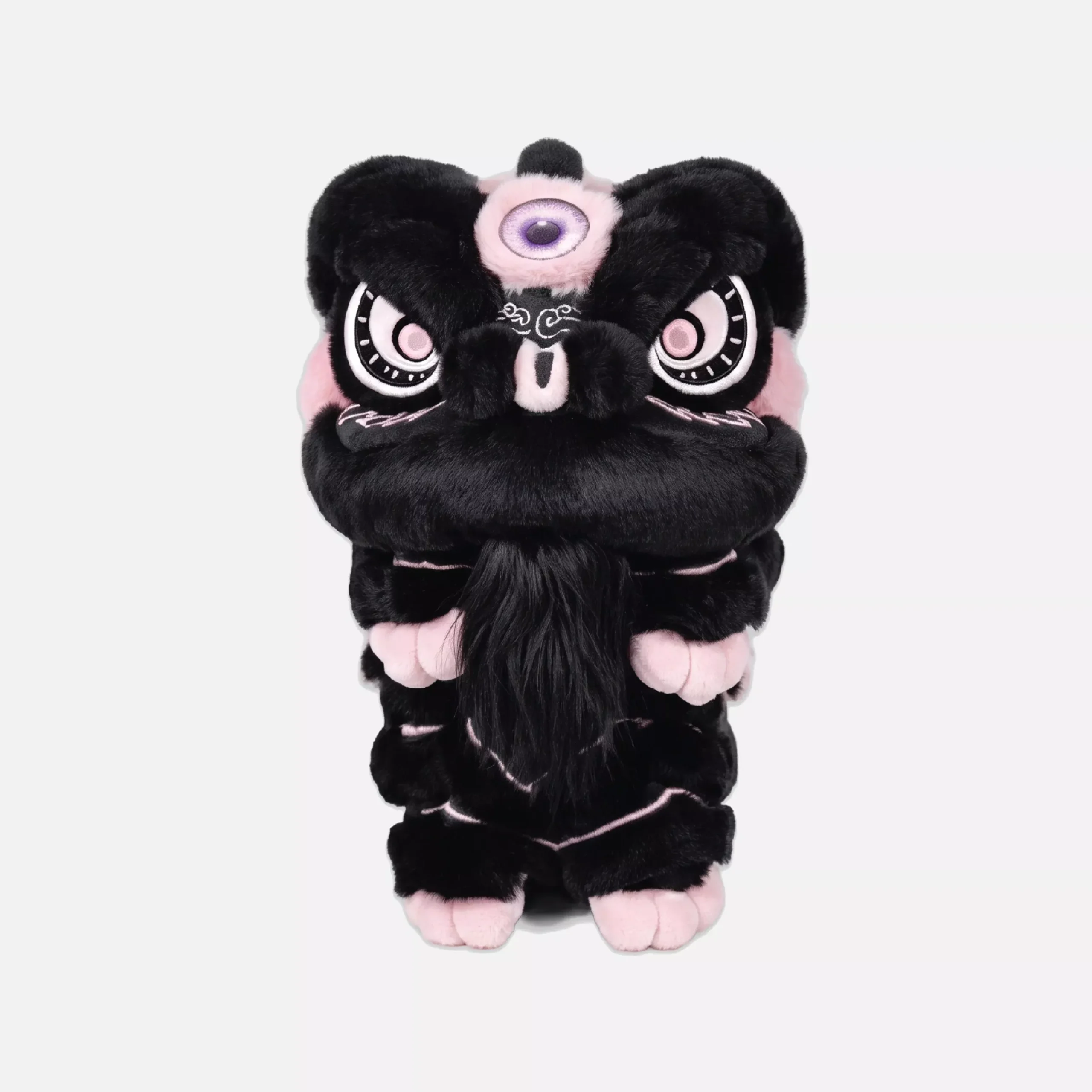 LinksrevLion Dance Golf Driver Cover - Black and Pink