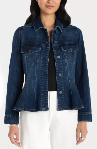 Liverpool Fit and Flare Trucker Jacket