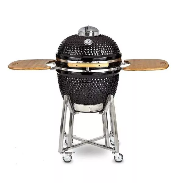 Louisiana Grills K24 53″ Black Freestanding Ceramic Charcoal Grill