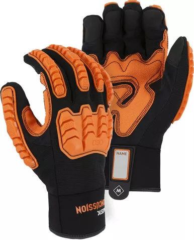 Majestic ANSI Impact Level 2 Protection Gloves 21472BK -Case of 72 Pair