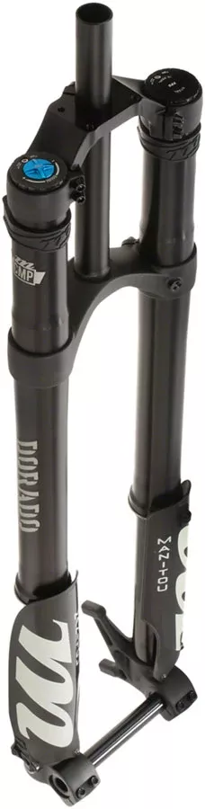 Manitou Dorado Comp Suspension Fork – 27.5″ 203 mm 20 x 110 mm 47 mm Offset Straight Steerer BLK Gen 2