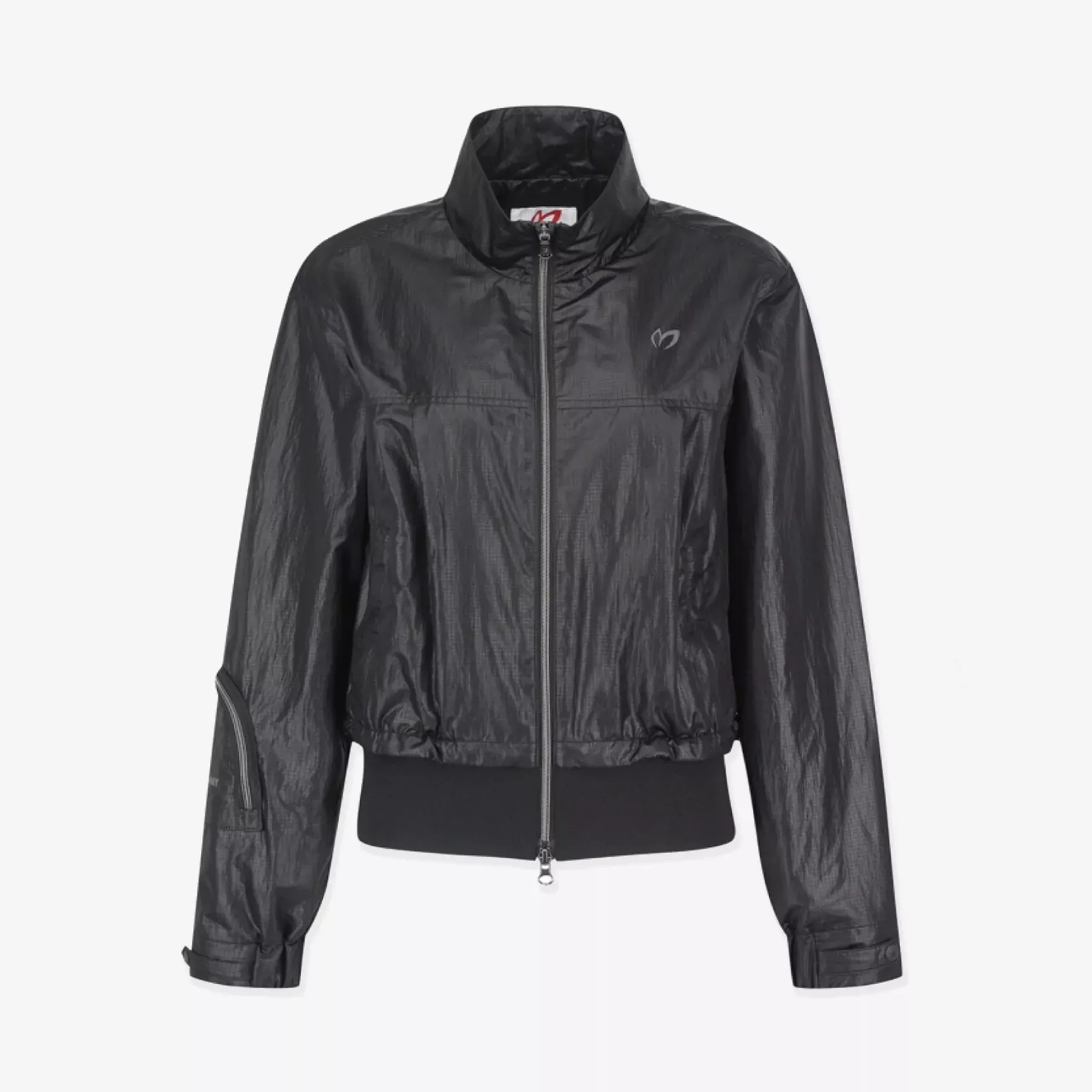 Master Bunny EditionWomen's Glossy Sleeve Jacket - Black