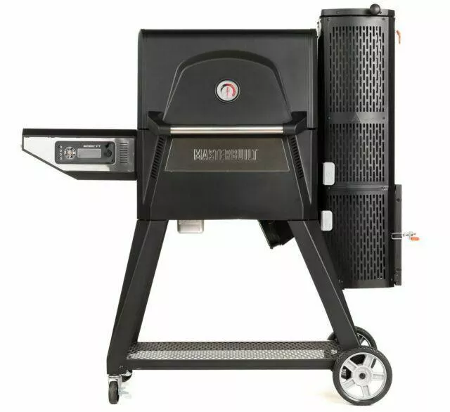 Masterbuilt Charcoal Grill Smoker Digital Temp Cart-Style Bluetooth Steel Black