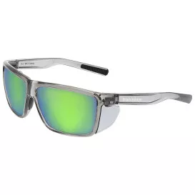 MCR Safety SR2L4BGZDC Swagger SR2L Safety Glasses – Crystal Grey Frame – MAX36 Green Mirror Anti-Fog Lens