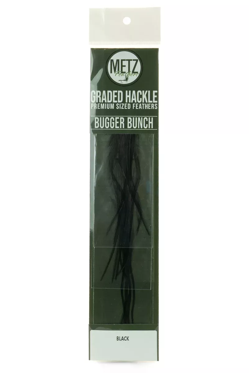 METZ HACKLE BUGGER BUNCH