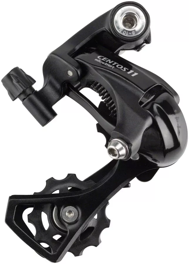microSHIFT Centos Rear Derailleur – 11 Speed Short Cage Black